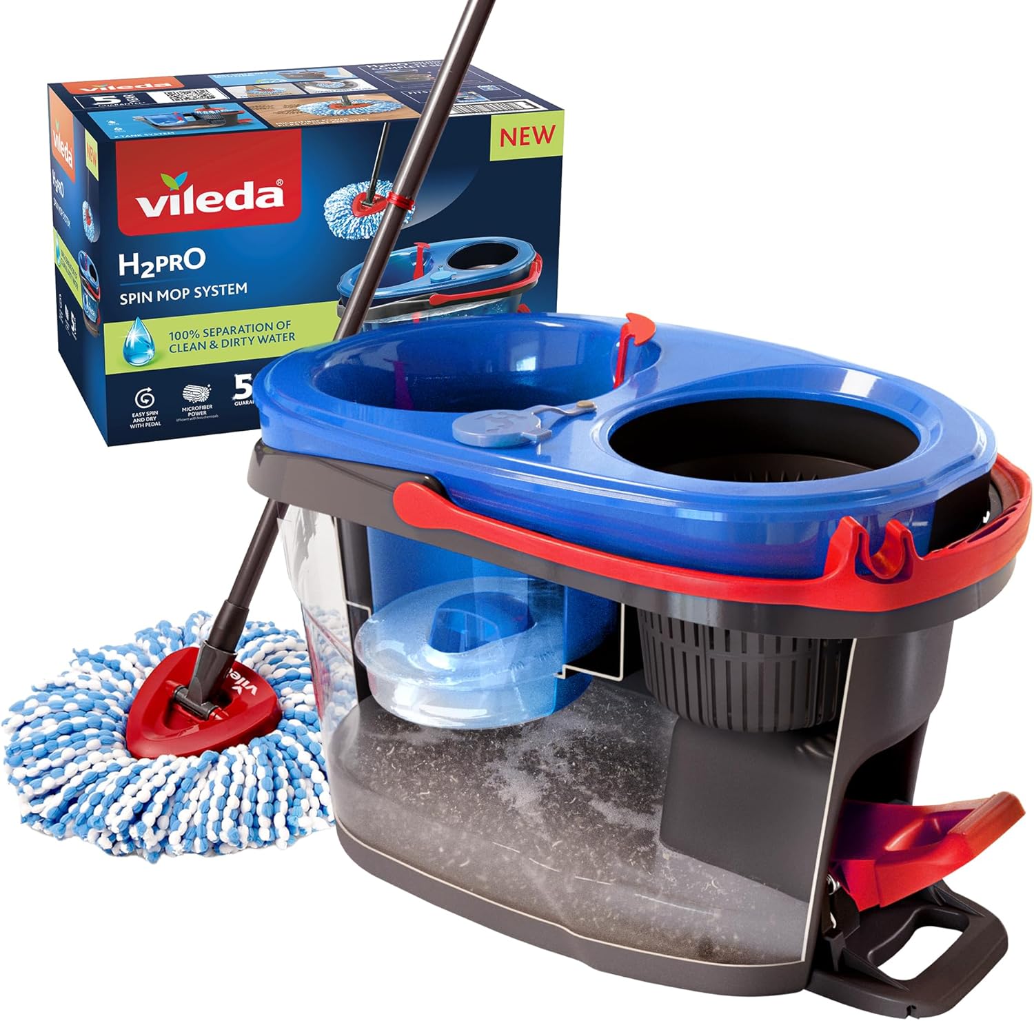 Vileda H2PrO Spin Mop System