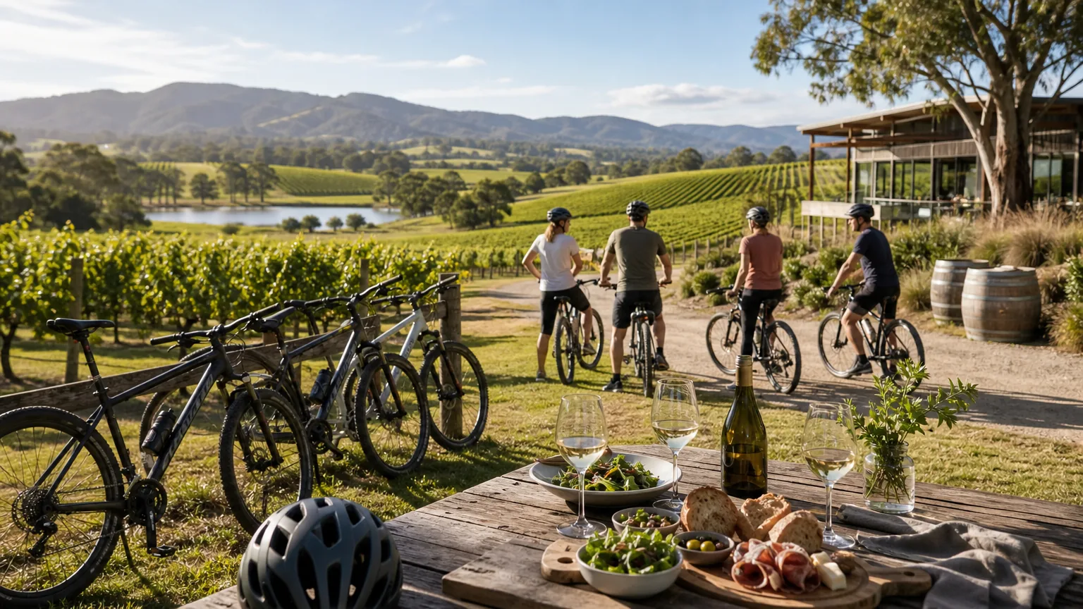 Yarra Valley Guided Bike Tour: visual reference for 5. Yarra Valley Guided Bike Tour: Active Excursions with Lunch and Adaptable Winery Stops