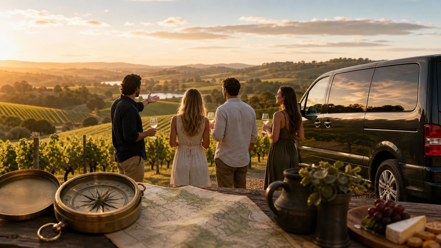 Wine Compass: visual reference for 6. Wine Compass: Tailor-Made Private Tours for Special Events