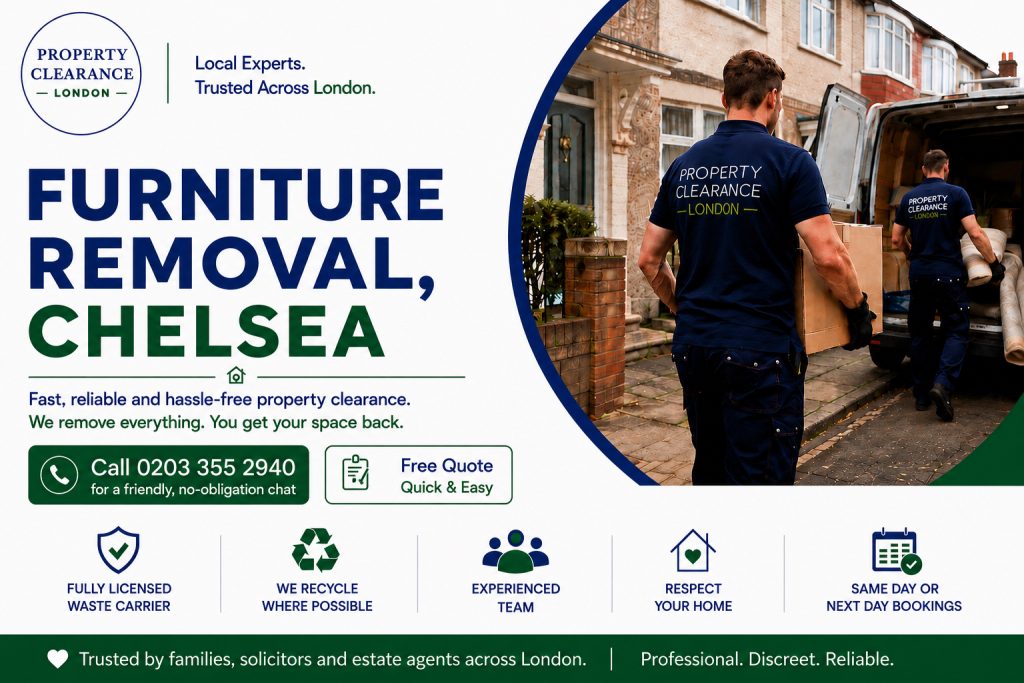 Furniture Removal Services for Hassle-free Moves in Chelsea