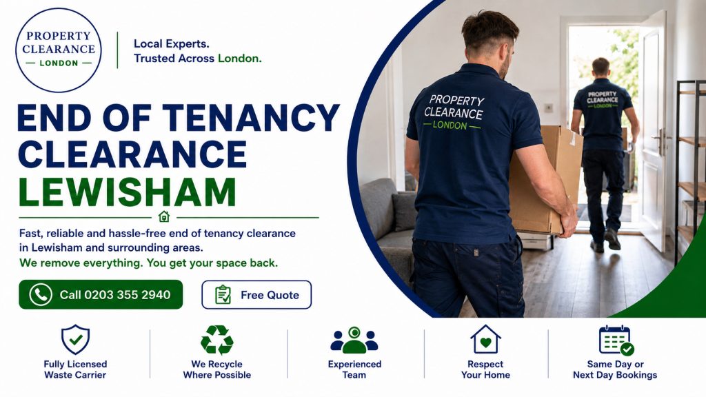 End of Tenancy Clearance Services in Lewisham