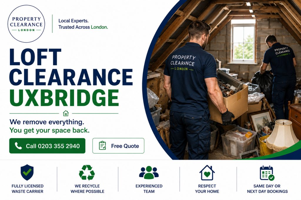 Loft Clearance Services from Reliable Local Experts in Uxbridge