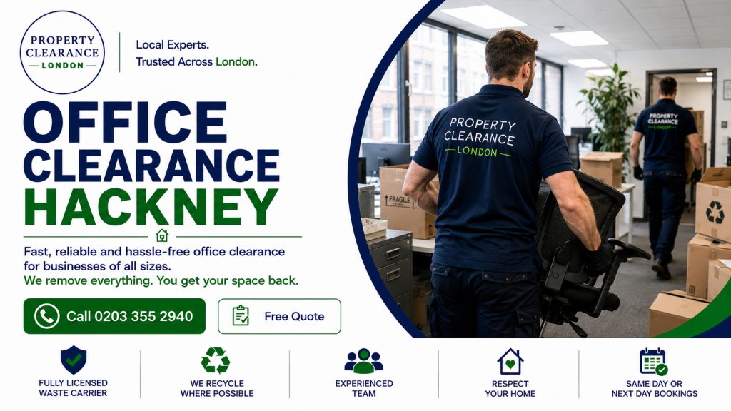 Office Clearance Services in Hackney: Reliable and Efficient Solutions