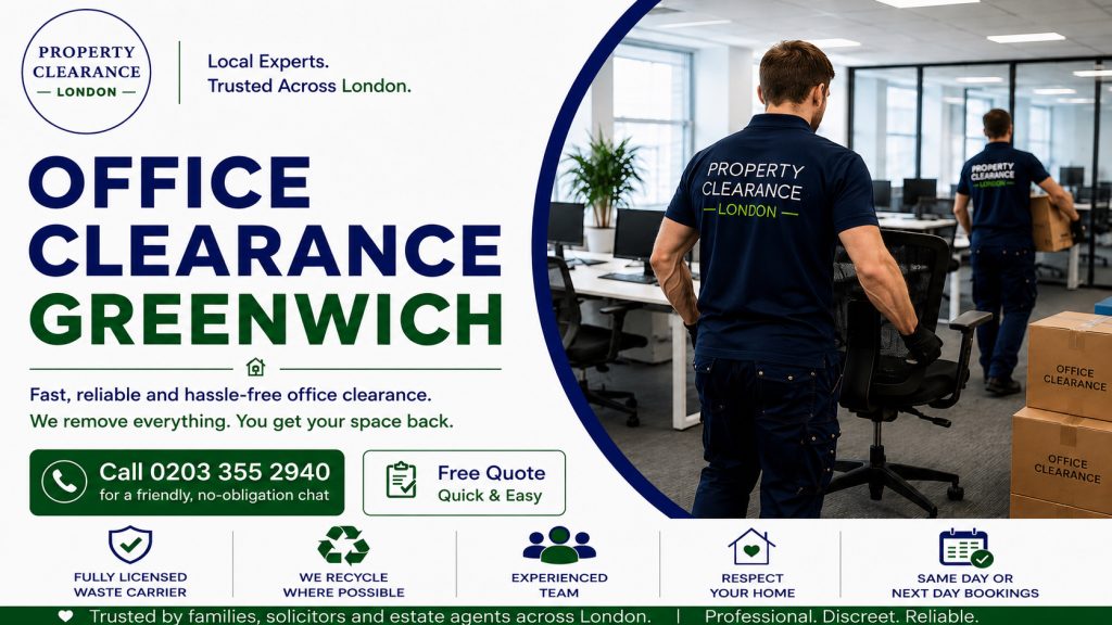 Office Clearance Services in Greenwich: Expert Assistance Offered